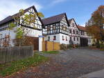 Trockenborn, Fachwerkhuser an der Dorfstrae (23.10.2022)