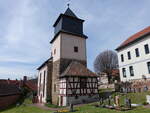 Eichenberg, evangelische Dorfkirche, erbaut im 12.