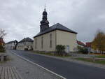 Essbach, evangelische Kirche, erbaut 1784 (18.10.2022)