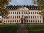 Barockschloss Oppurg, erbaut von 1708 bis 1714 (19.10.2022)