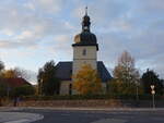 Pößneck, Jüdeweiner Kirche, erbaut 1739 (19.10.2022)