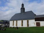 Seubtendorf, evangelische Kirche, erbaut von 1654 bis 1656 (19.10.2022)