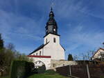 Gertewitz, evangelische Kirche, erbaut 1821 (22.04.2023)