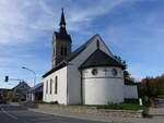Reichmannsdorf, evangelische Aquilakirche, erbaut 1729 (17.10.2022)