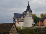 Schloss Kaulsdorf, erbaut 1678 auf den Grundmauern einer frheren Burg (18.10.2022)