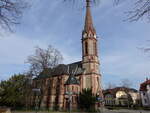 Rudolstadt, evangelische Lutherkirche, erbaut bis 1906 durch Theodor Quentin (22.04.2023)