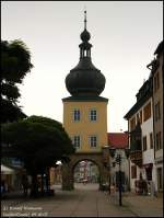 Eines der vier Stadttore von Saalfeld(Saale), das Blankenburger Tor, 09.10.07.