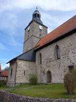 Belrieth, evangelische Wehrkirche, erbaut von 1588 bis 1614 (09.05.2021)