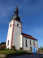 Berkach, evangelische Dorfkirche, erbaut ab 1584 (09.05.2021)