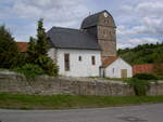 Dillstädt, evangelische Kirche, erbaut von 1593 bis 1596 (10.06.2012)