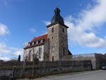 Gerthausen, evangelische Kirche, erbaut bis 1844 durch den Oberbaudirektor Clemens Wenzeslaus Coudray (26.02.2022)