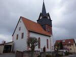 Rippershausen, evangelische Kirche in der Dorfstrae (15.04.2022)