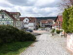 Schwallungen, Fachwerkhuser an der Lindenhhe (15.04.2022)