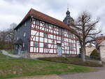 Springstille, evangelische Fachwerkkirche, erbaut 1628 (15.04.2022)
