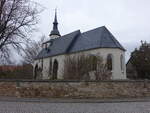 Hardisleben, evangelische Dorfkirche, erbaut 1715 (26.03.2023)