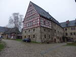 Neues Schloss Beichlingen, erbaut ab 1544 im Renaissance-Stil (08.04.2023)