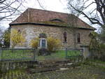 Griefstedt, evangelische Kirche, erbaut von 1695 bis 1697 (08.04.2023)