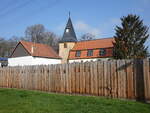 Dielsdorf, evangelische Kirche zum heiligen Kreuz,  Saalkirche aus dem 18.