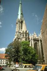 Mhlhausen, Stadtkirche, Foto von 1991