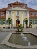 Bad Langensalza, Friederikenschlsschen, sptbarockes Lustschloss, erbaut 1749 bis 1750, heute Haus des Gastes (12.06.2012)