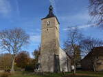 Hrselberg-Behringen, evangelische Kirche in der Weien Gasse (12.11.2022)