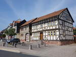 Gerstungen, Fachwerkhuser am Marktplatz (03.06.2022)