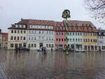 Apolda, Huser am Marktplatz (21.10.2022)