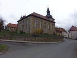 Nirmsdorf, evangelische Dorfkirche, erbaut ab 1841 (26.03.2023)
