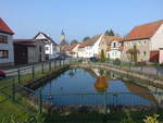 Buttelstedt, Huser am Lschteich an der Raupengasse (09.04.2023)