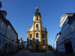Suhl, evangelische Kreuzkirche, erbaut von 1731 bis 1739 (27.02.2022)