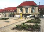 Bahnhof Weimar, EG vom neugestalteten Platz aus gesehen, 2004