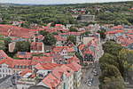 Blick in Richtung Thringer Wald vom City Skyliner in Weimar aus am 27.