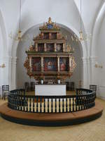 Varde, mittelalterlicher Altar in Sankt Jacobi Kirche (09.06.2018)
