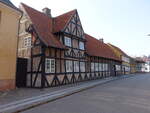 Holbaek, Stadtmuseum in einem Fachwerkhaus in der Klosterstrae (17.07.2021)