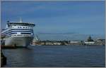 Sicht auf Helsinki vom Sdhafen aus.