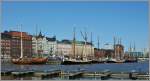 Sicht auf einer der Uferstrassen beim Sdhafen in Helsinki.