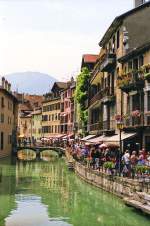 Le Thiou in Annecy in Haute-Savoie.