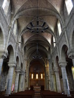 Lapalisse, Innenraum der Kirche Saint-Jean Baptist (21.09.2016)