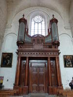 Viviers, Orgelempore in der Kathedrale Saint Vincent (22.09.2017)