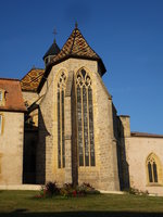 Ambierle, Prioratskirche Saint-Martin, erbaut ab 1441 durch Prior Antoine de Balzac (22.09.2016)