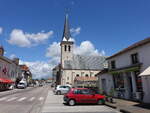 Losne, Pfarrkirche Maria Himmelfahrt in der Rue Nationale (01.07.2022)