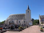 Thoisy-la-Berchere, Pfarrkirche Saint Pierre in der Rue de Eglise (02.07.2022)