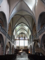 Orgelet, Innenraum der Notre Dame Kirche (17.09.2016)