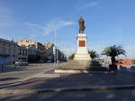 Macon, Lamartine Denkmal am Quai Lamartine (22.09.2016)