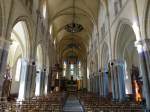 Guignen, Mittelschiff der Kirche Saint-Martin (16.07.2015)