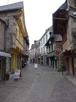 Pontivy, historische Fachwerkhuser in der Rue du Fil (11.07.2017)