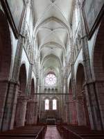 Bonneval, Mittelschiff der Notre-Dame Kirche (18.07.2015)