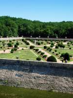 Frankreich, Centre, Indre-et-Loire, das Schloss von Chenonceau, Jardin de Catherine, 26.07.2003