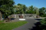 Marckolsheim im Elsa, dieser Geschtzbunker der Maginot-Linie ist heute Museum, Mai 2011