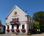 Elsenheim im Unterelsa, das Rathaus der Gemeinde, Aug.2013